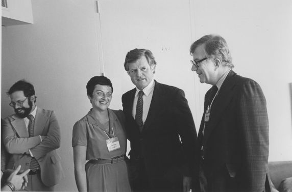 (27794) Senator Ted Kennedy, Albert Shanker, 1980 AFT Convention